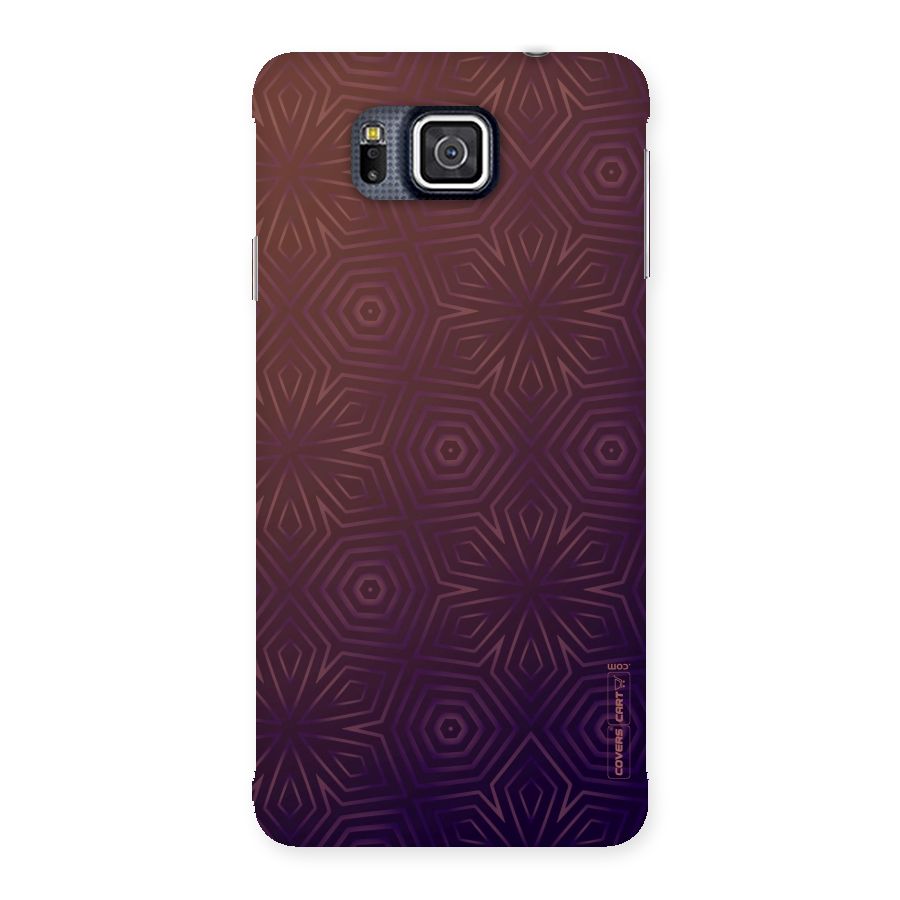 Lavish Purple Pattern Back Case for Galaxy Alpha