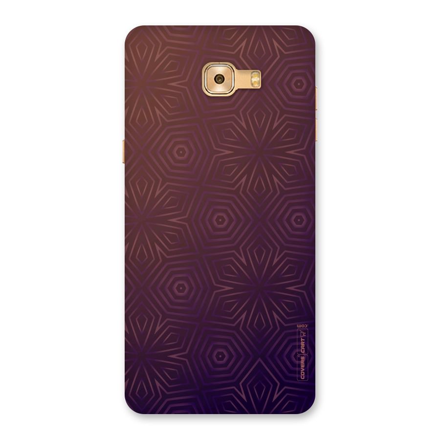 Lavish Purple Pattern Back Case for Galaxy C9 Pro