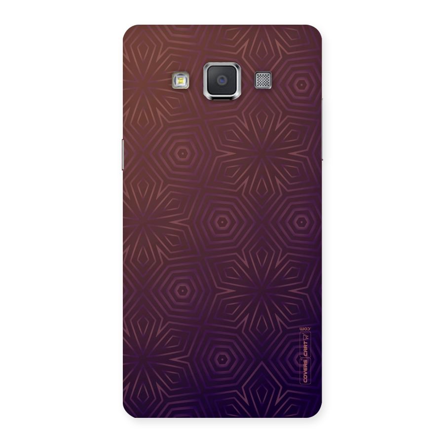 Lavish Purple Pattern Back Case for Galaxy Grand Max