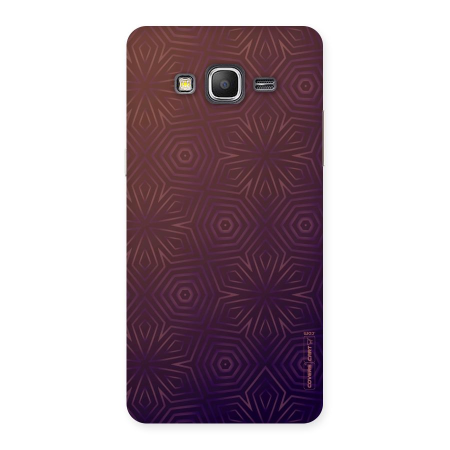 Lavish Purple Pattern Back Case for Galaxy Grand Prime