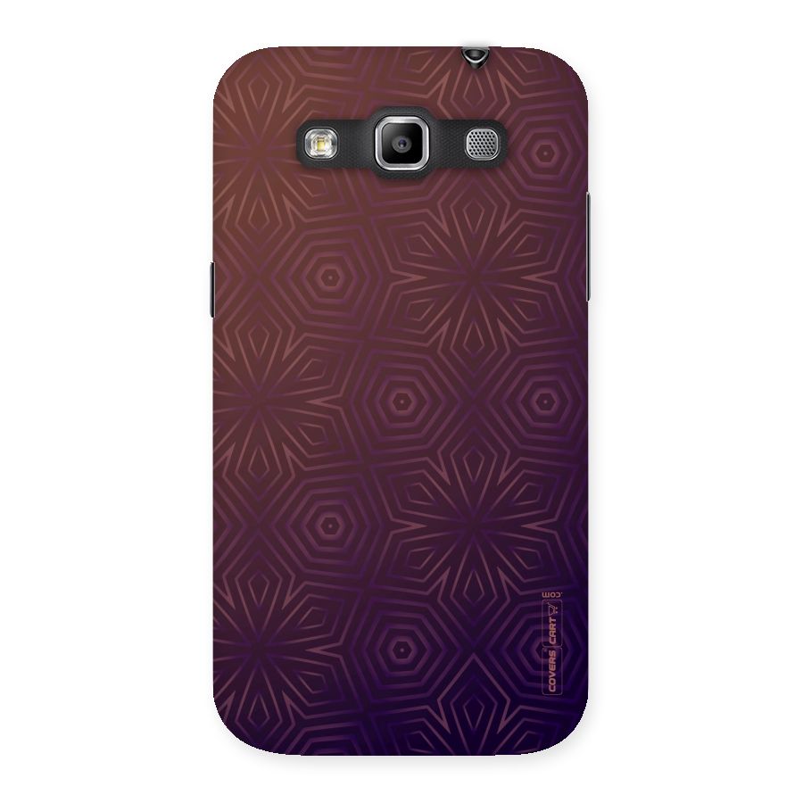 Lavish Purple Pattern Back Case for Galaxy Grand Quattro
