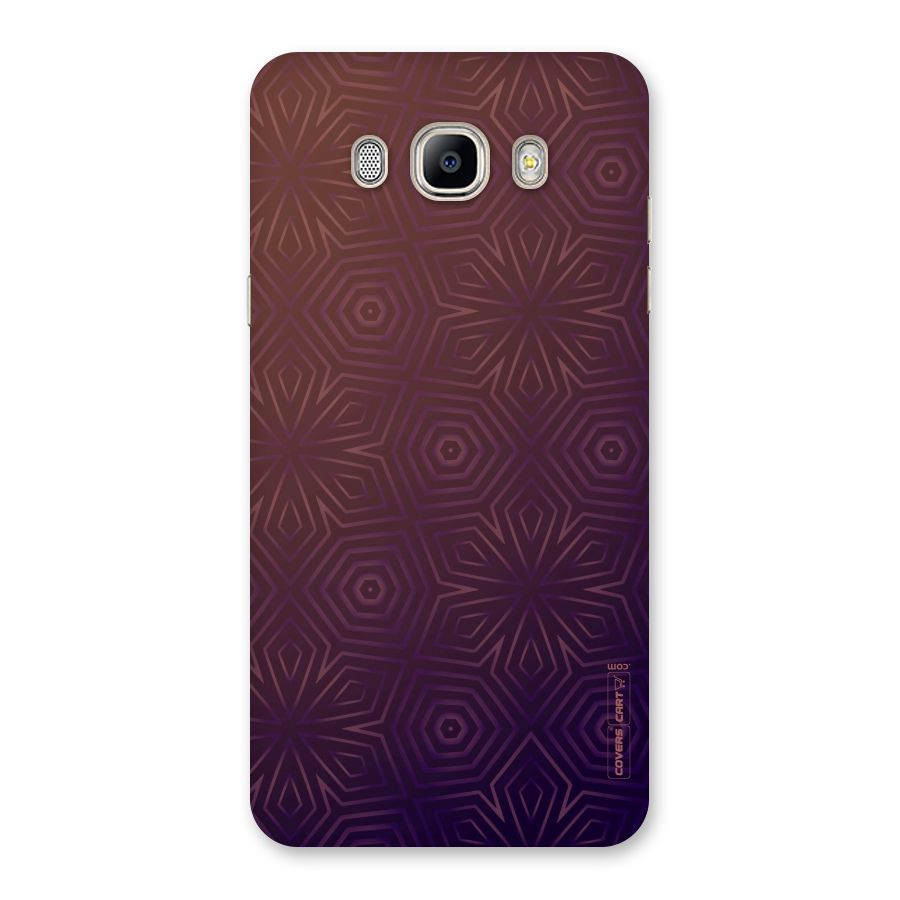 Lavish Purple Pattern Back Case for Galaxy On8