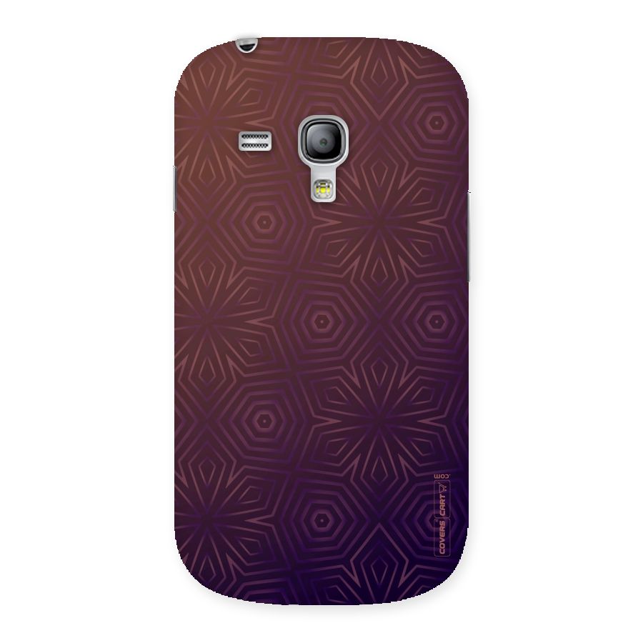 Lavish Purple Pattern Back Case for Galaxy S3 Mini