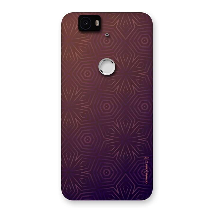 Lavish Purple Pattern Back Case for Google Nexus-6P
