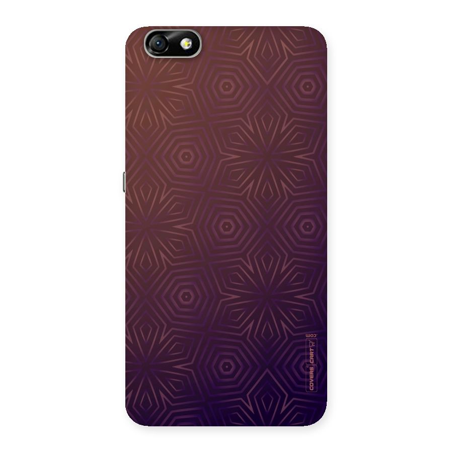 Lavish Purple Pattern Back Case for Honor 4X