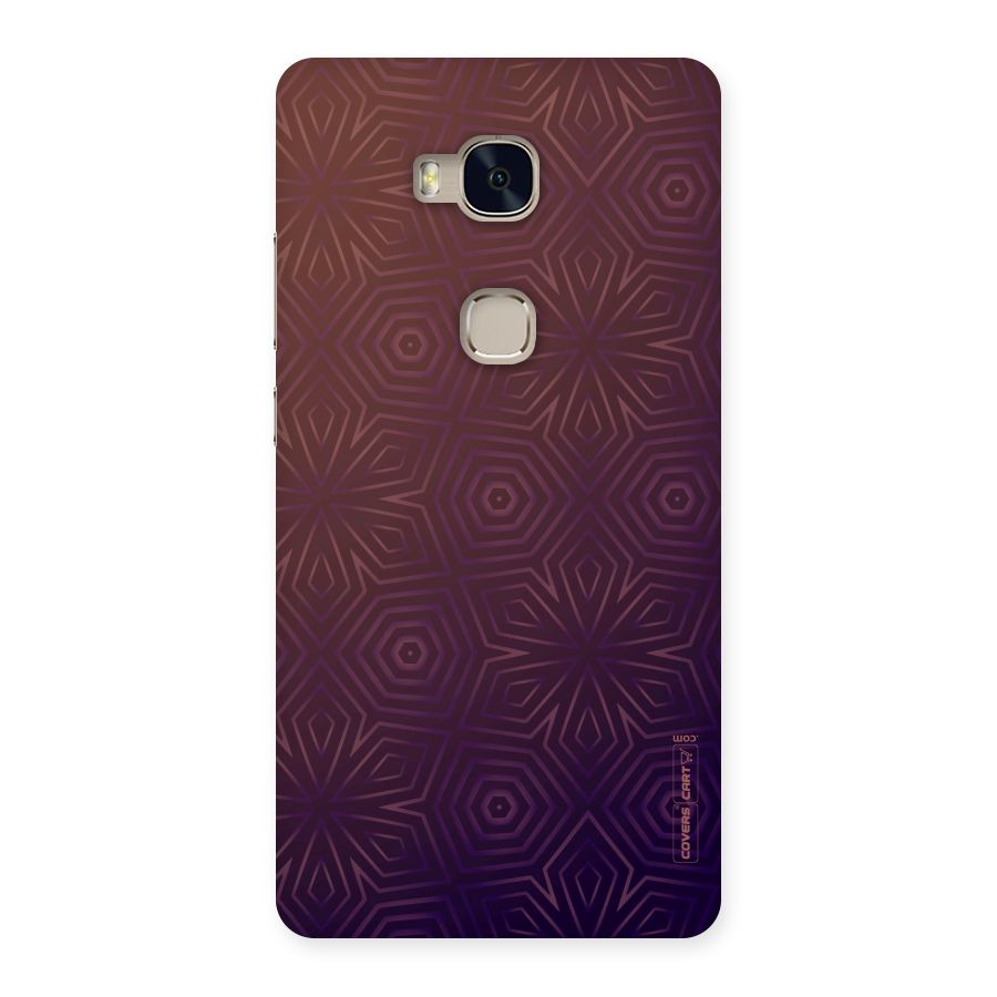 Lavish Purple Pattern Back Case for Huawei Honor 5X