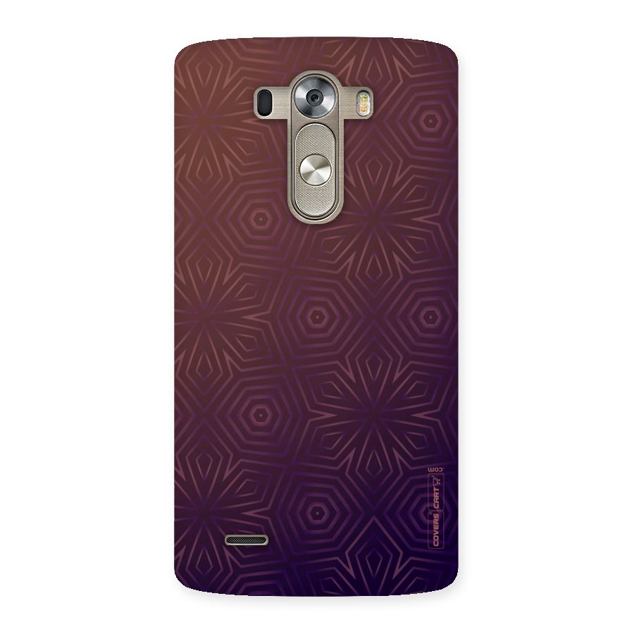 Lavish Purple Pattern Back Case for LG G3