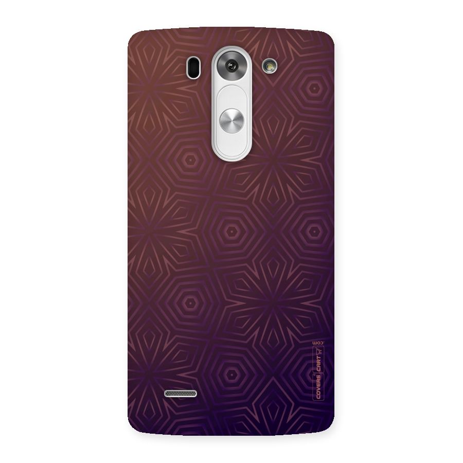 Lavish Purple Pattern Back Case for LG G3 Beat
