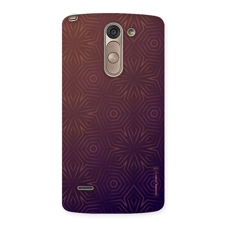 Lavish Purple Pattern Back Case for LG G3 Stylus