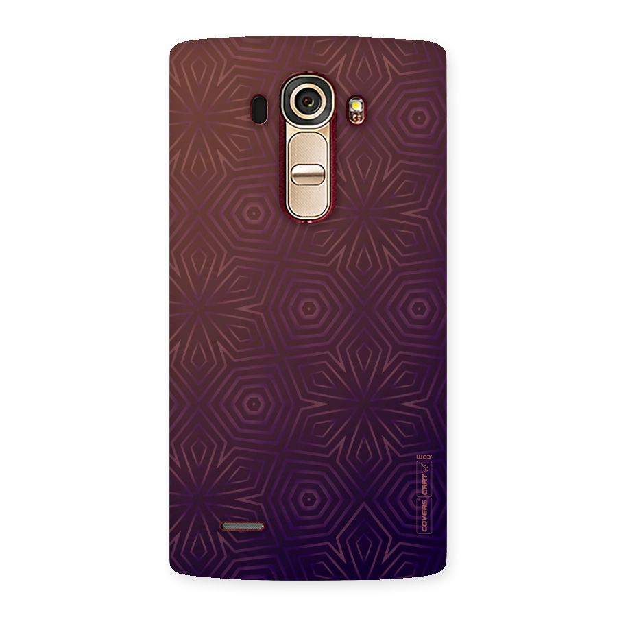 Lavish Purple Pattern Back Case for LG G4