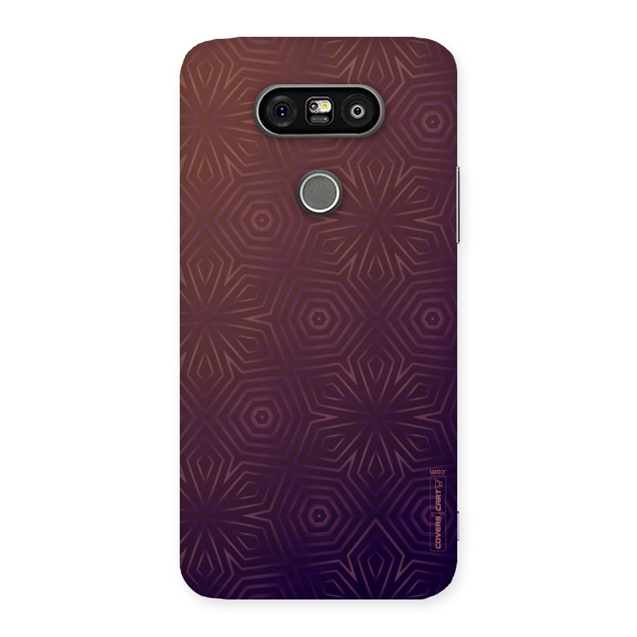 Lavish Purple Pattern Back Case for LG G5