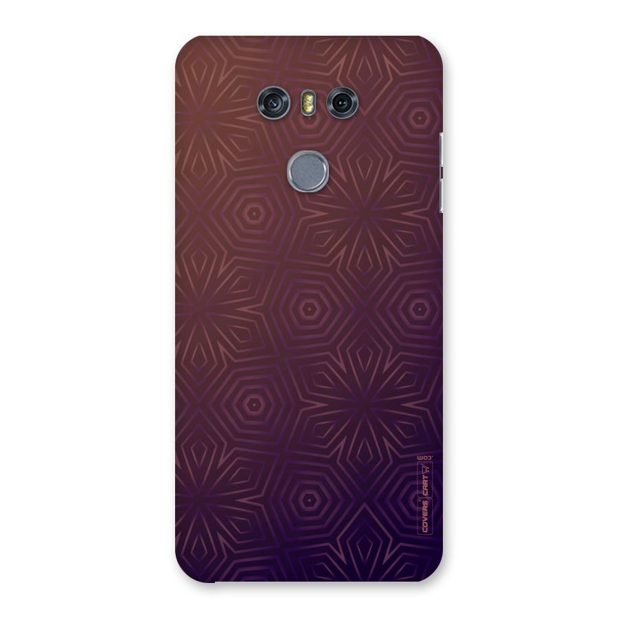 Lavish Purple Pattern Back Case for LG G6
