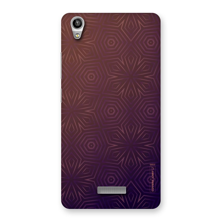 Lavish Purple Pattern Back Case for Lava-Pixel-V1