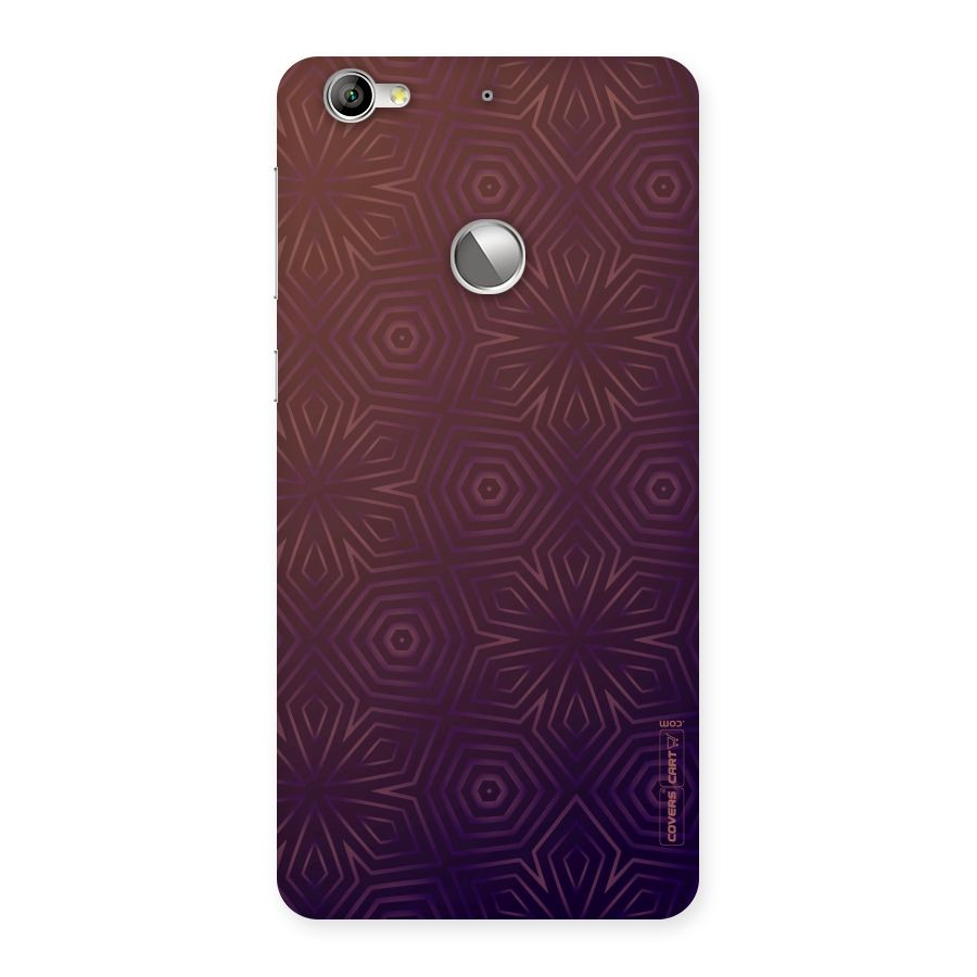 Lavish Purple Pattern Back Case for LeTV Le 1s