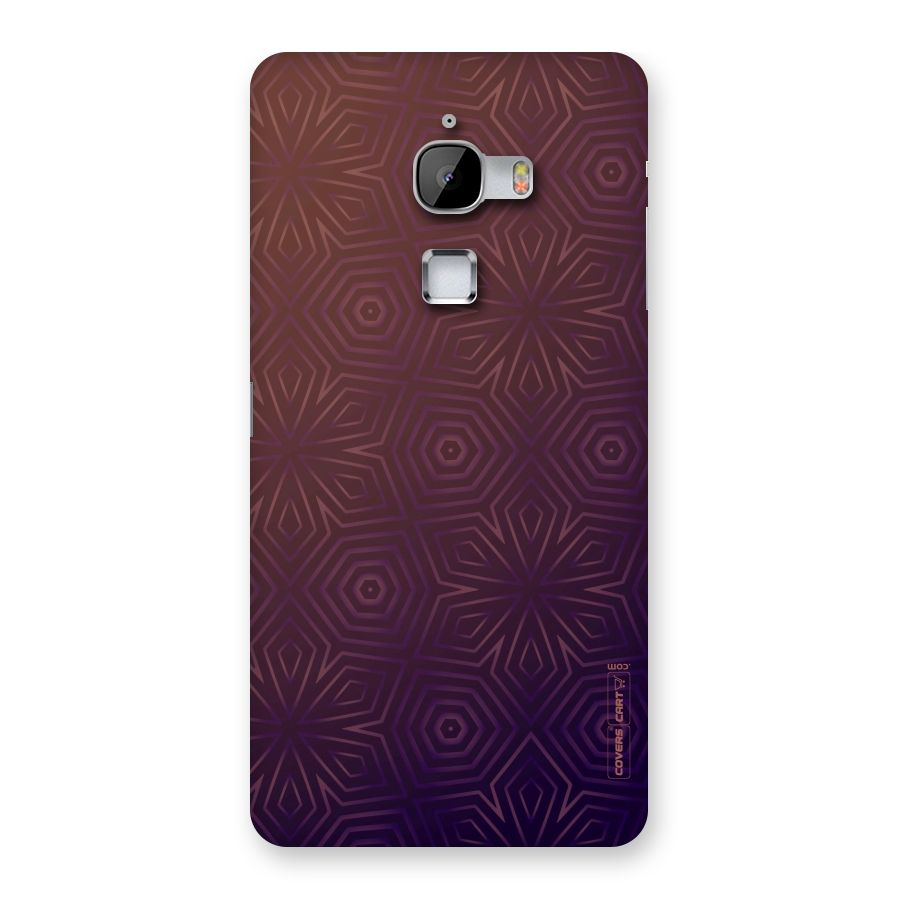 Lavish Purple Pattern Back Case for LeTv Le Max