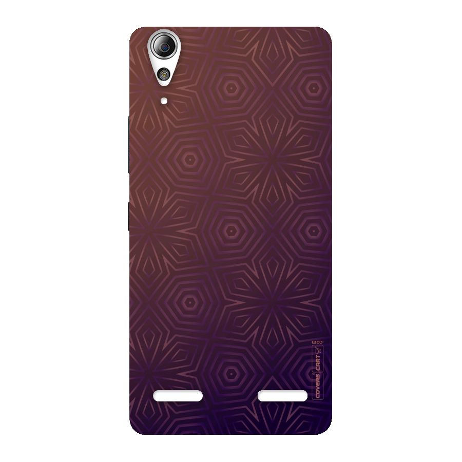 Lavish Purple Pattern Back Case for Lenovo A6000 Plus