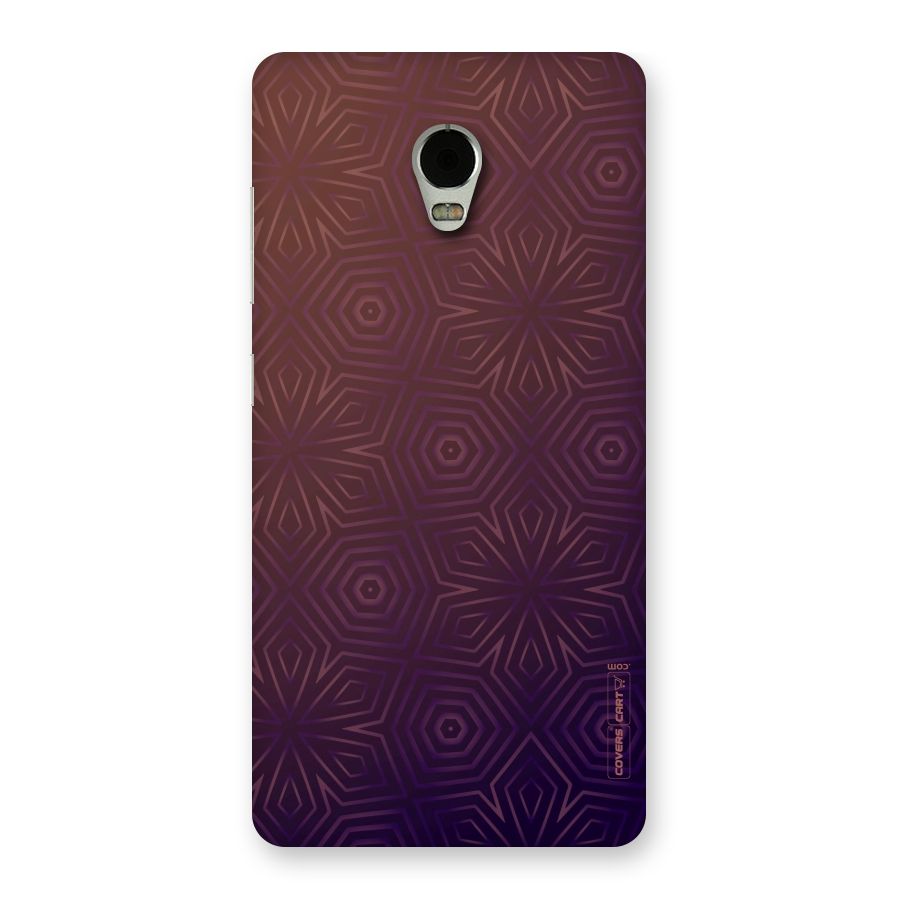 Lavish Purple Pattern Back Case for Lenovo Vibe P1