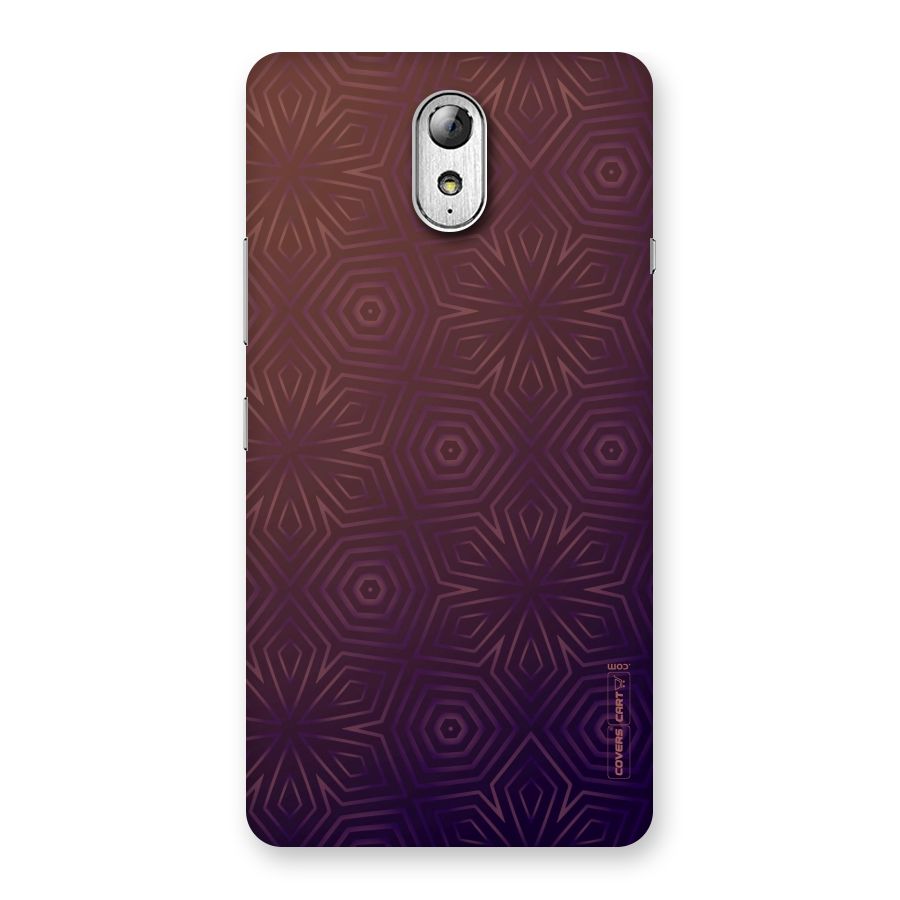 Lavish Purple Pattern Back Case for Lenovo Vibe P1M