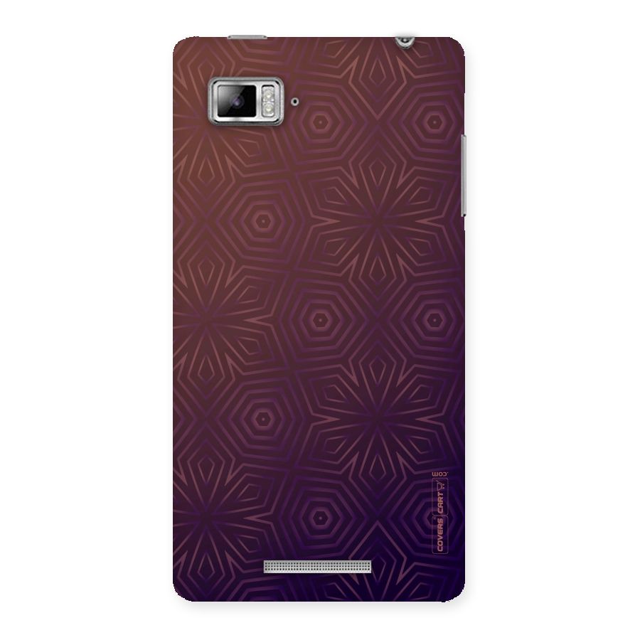Lavish Purple Pattern Back Case for Lenovo Vibe Z K910