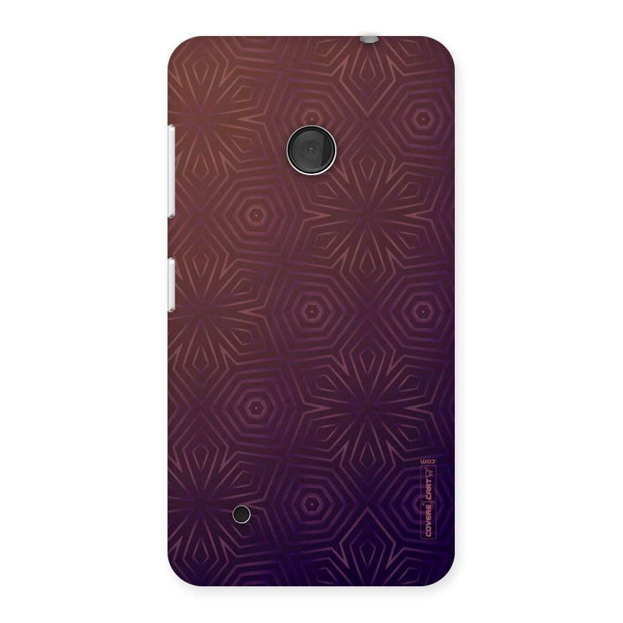 Lavish Purple Pattern Back Case for Lumia 530