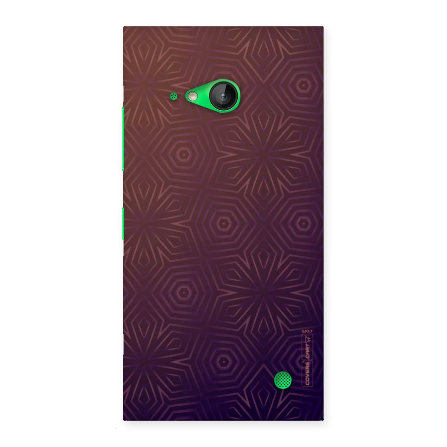 Lavish Purple Pattern Back Case for Lumia 730