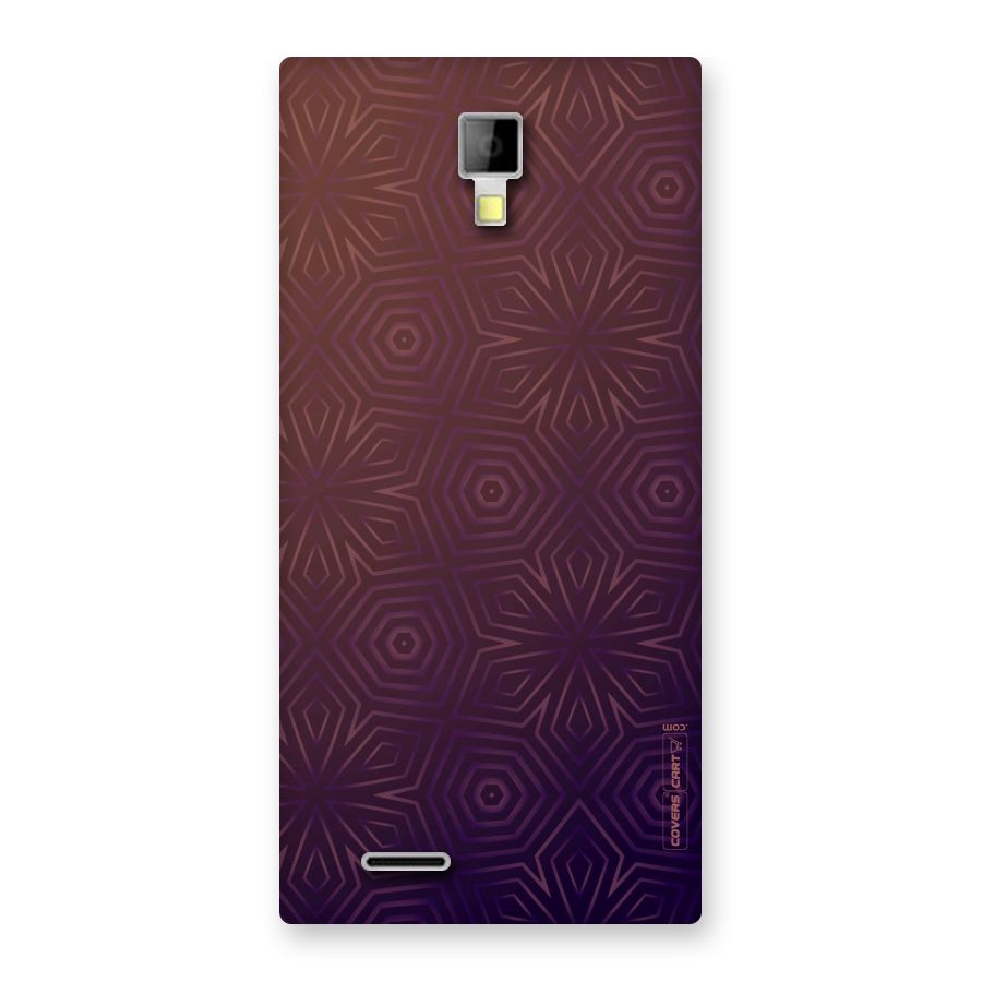 Lavish Purple Pattern Back Case for Micromax Canvas Xpress A99