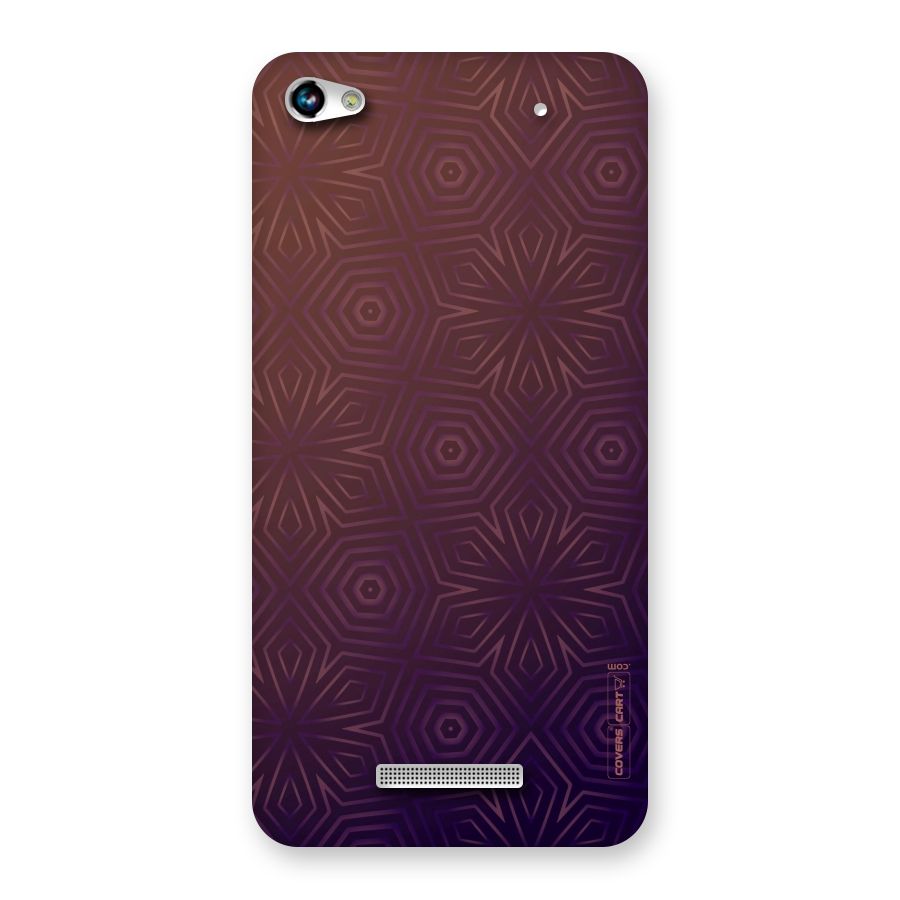 Lavish Purple Pattern Back Case for Micromax Hue 2