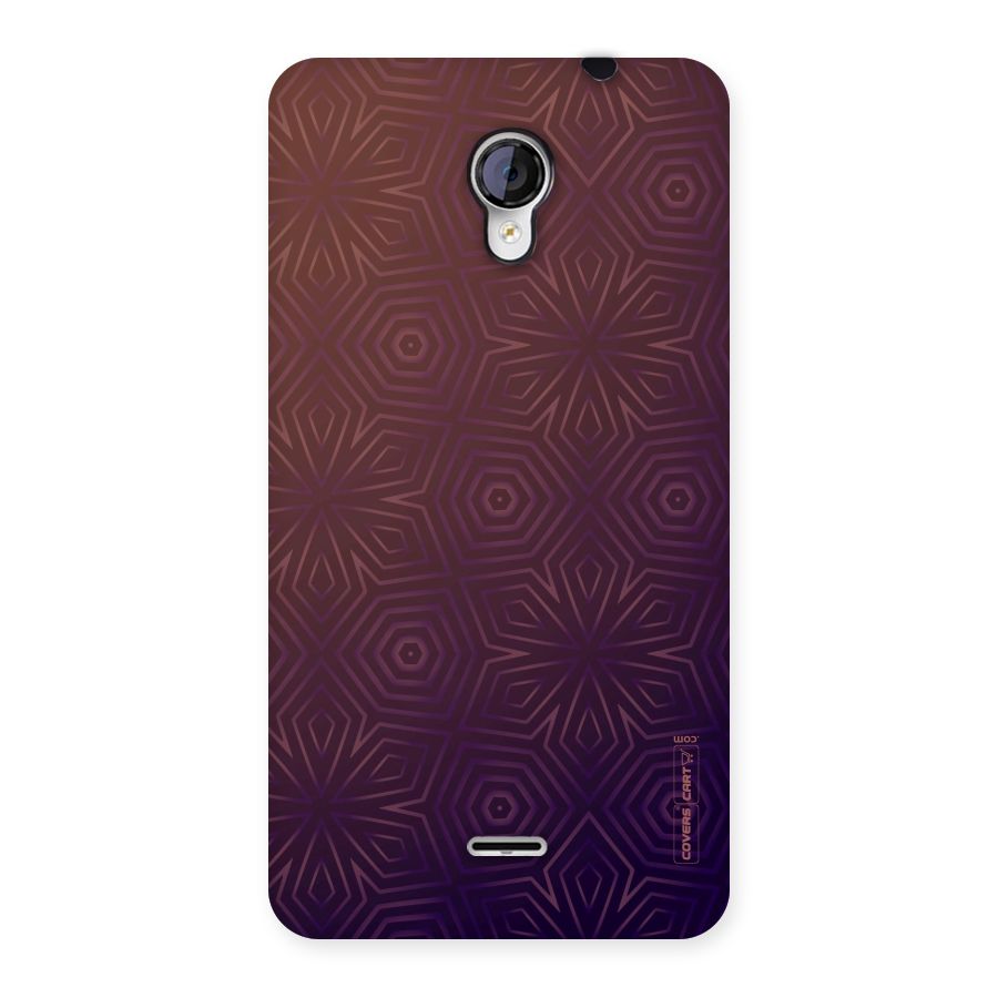 Lavish Purple Pattern Back Case for Micromax Unite 2 A106