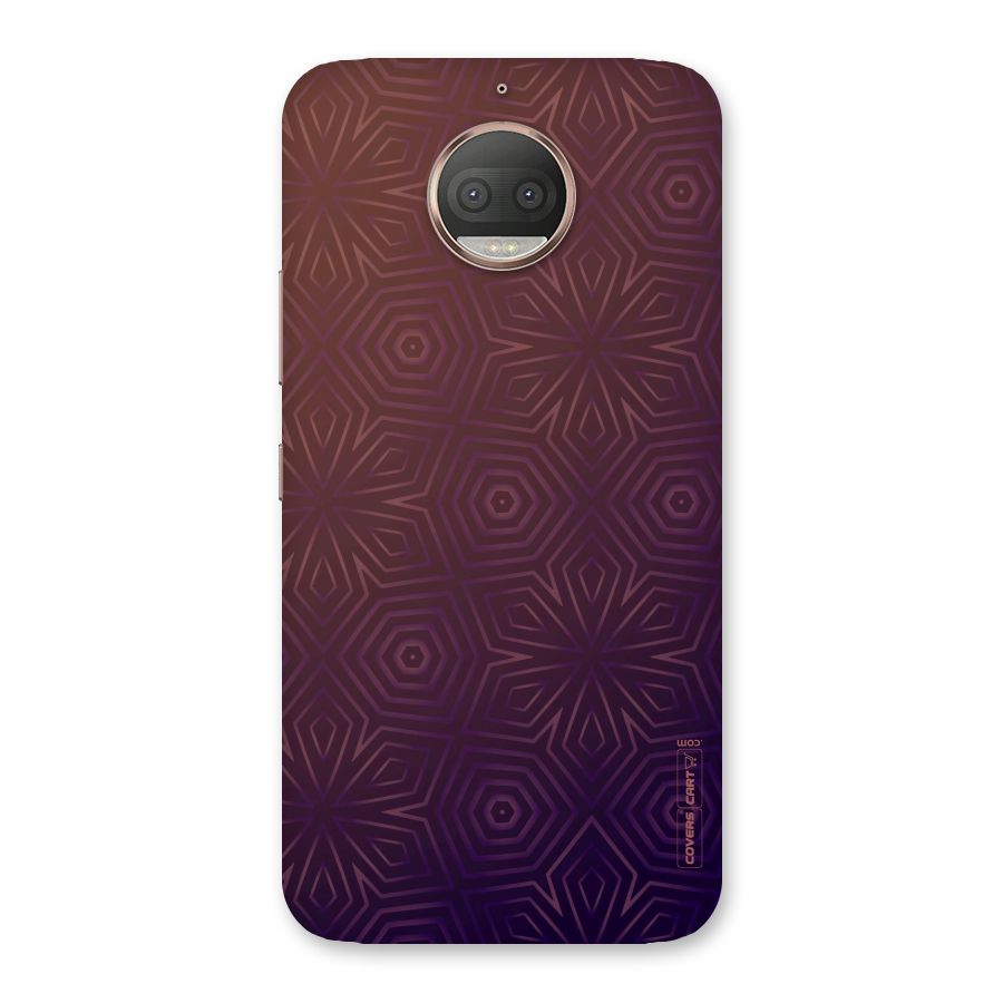 Lavish Purple Pattern Back Case for Moto G5s Plus