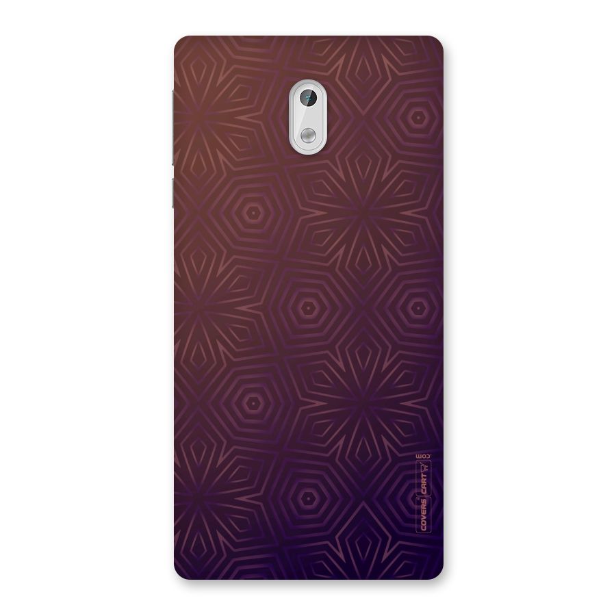 Lavish Purple Pattern Back Case for Nokia 3