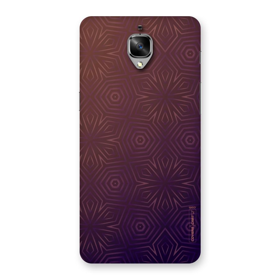 Lavish Purple Pattern Back Case for OnePlus 3T