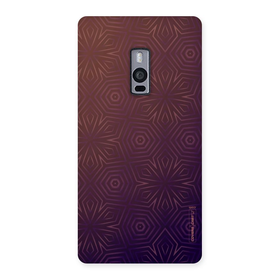 Lavish Purple Pattern Back Case for OnePlus Two