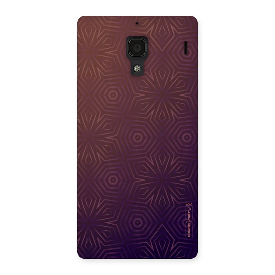 Lavish Purple Pattern Back Case for Redmi 1S