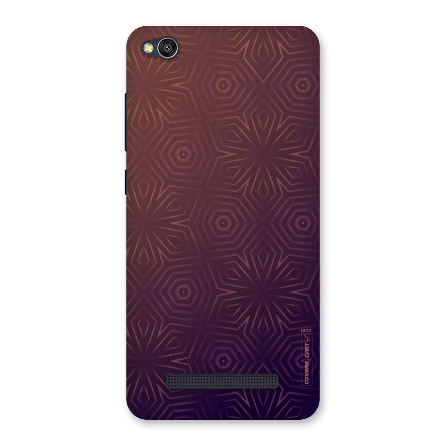 Lavish Purple Pattern Back Case for Redmi 4A