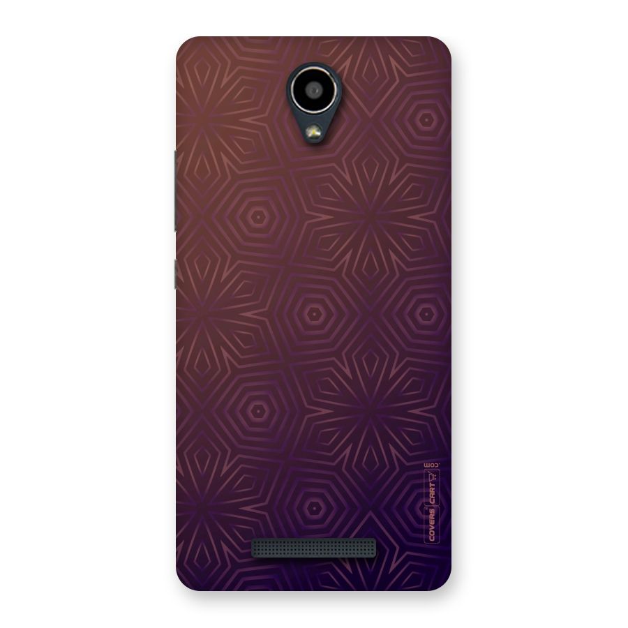 Lavish Purple Pattern Back Case for Redmi Note 2