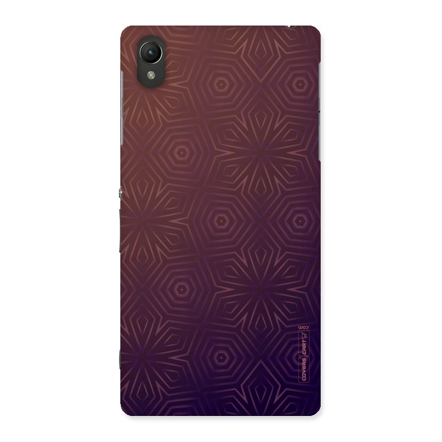 Lavish Purple Pattern Back Case for Sony Xperia Z2