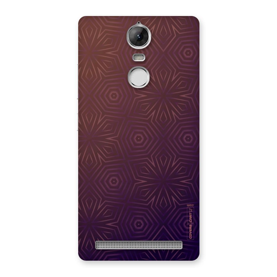 Lavish Purple Pattern Back Case for Vibe K5 Note