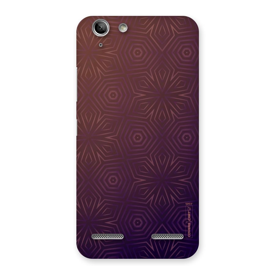 Lavish Purple Pattern Back Case for Vibe K5 Plus