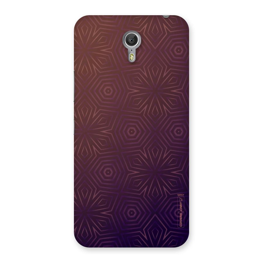 Lavish Purple Pattern Back Case for Zuk Z1
