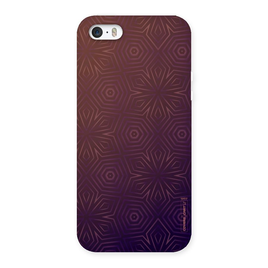 Lavish Purple Pattern Back Case for iPhone 5 5S
