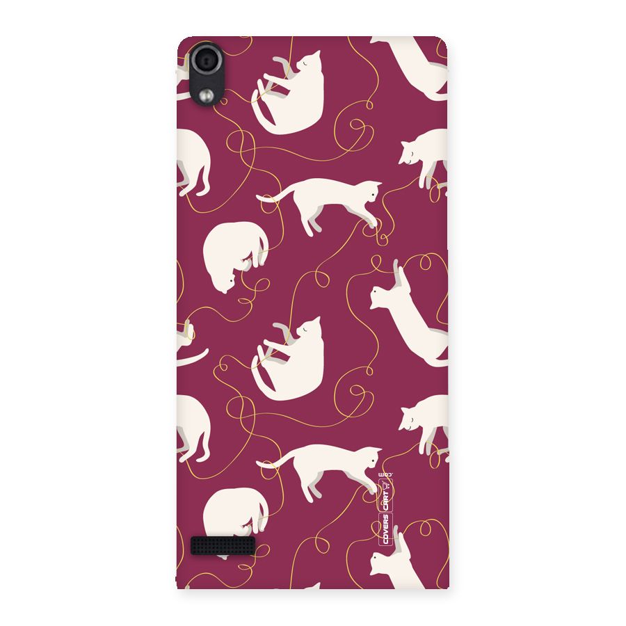 Lazy Kitty Back Case for Ascend P6