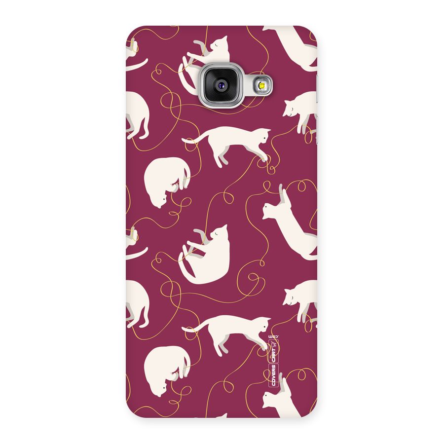 Lazy Kitty Back Case for Galaxy A3 2016