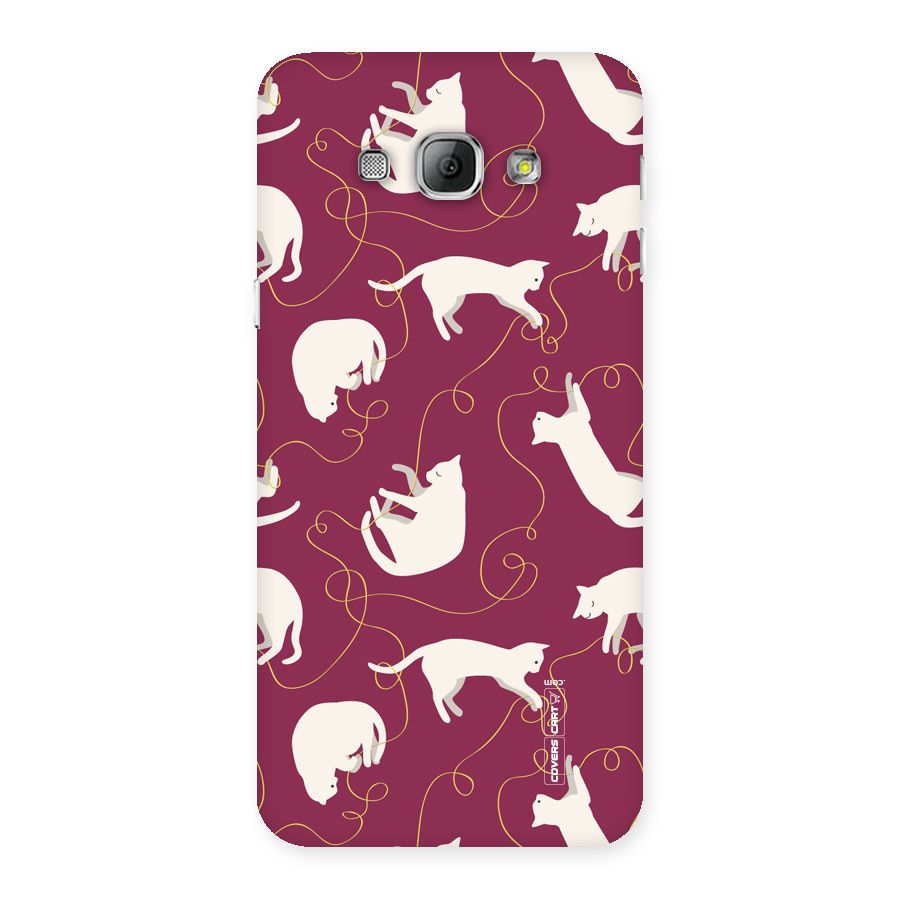 Lazy Kitty Back Case for Galaxy A8