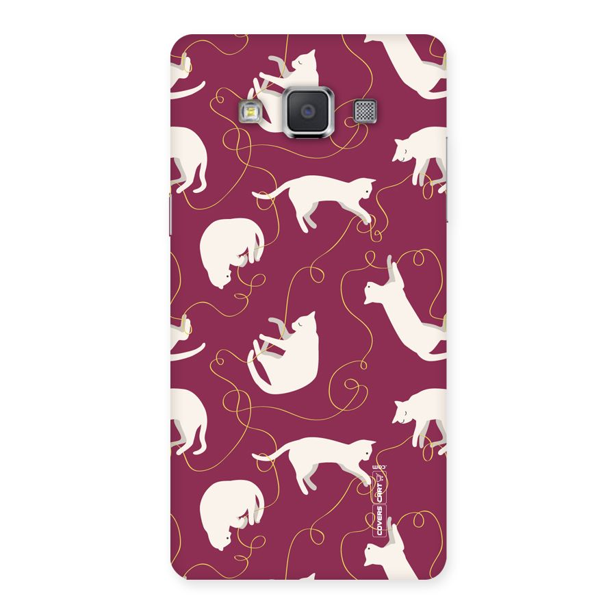Lazy Kitty Back Case for Galaxy Grand 3