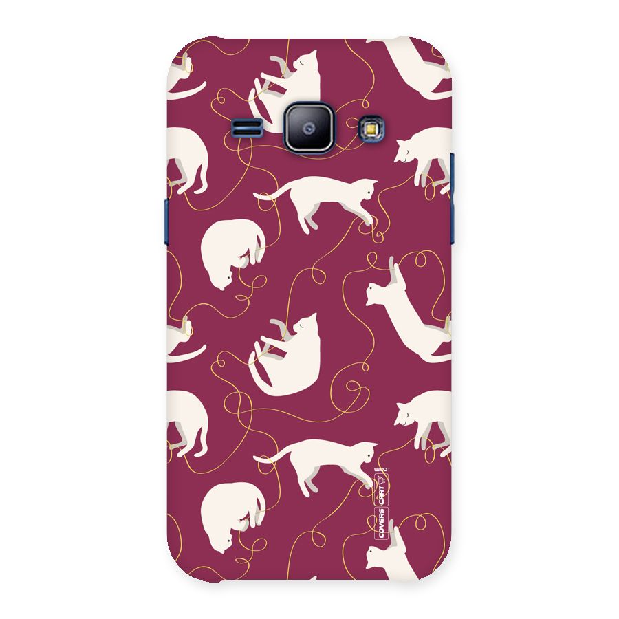Lazy Kitty Back Case for Galaxy J1