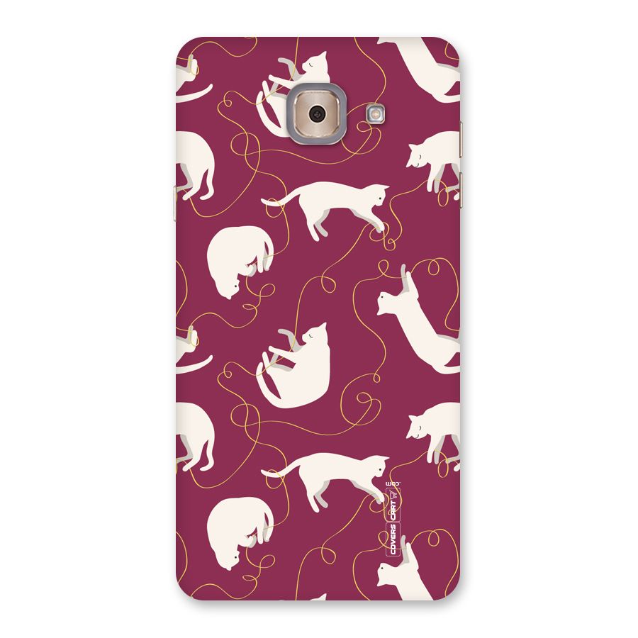 Lazy Kitty Back Case for Galaxy J7 Max