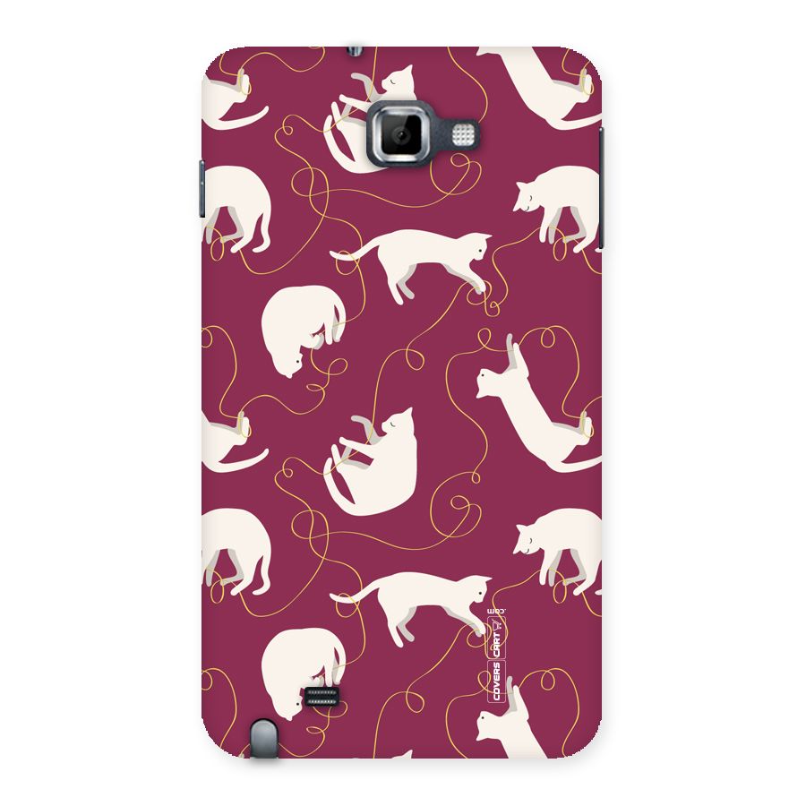 Lazy Kitty Back Case for Galaxy Note