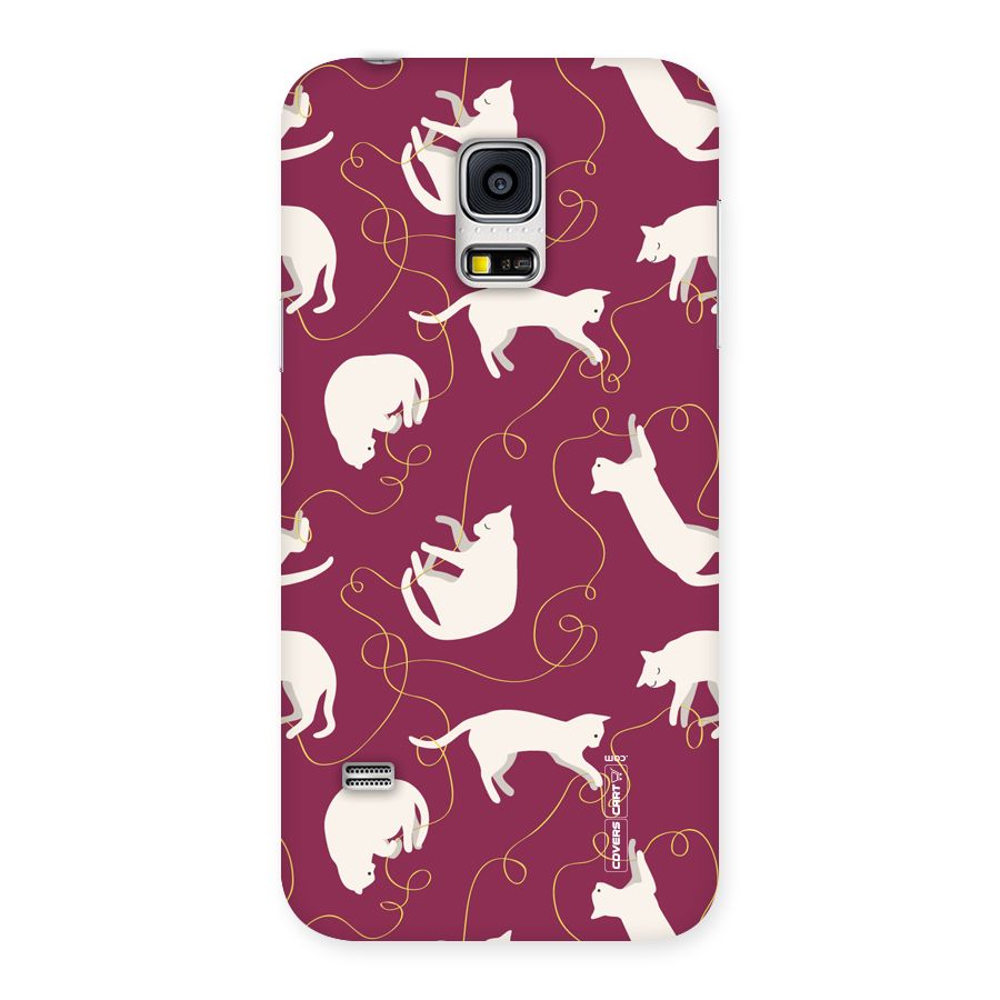 Lazy Kitty Back Case for Galaxy S5 Mini