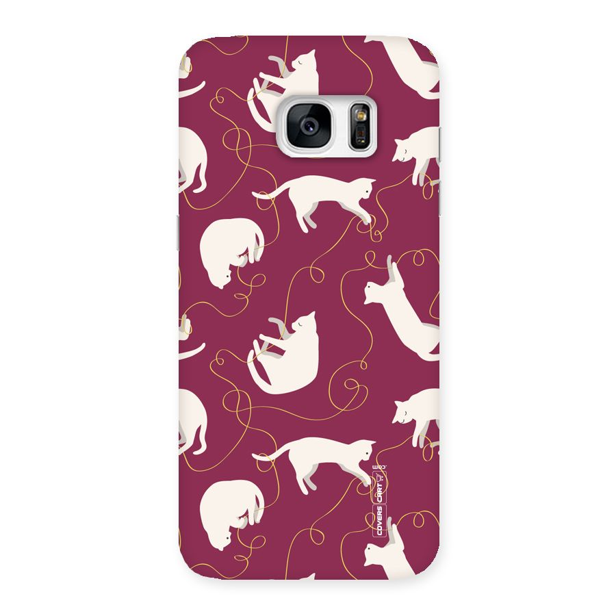Lazy Kitty Back Case for Galaxy S7 Edge