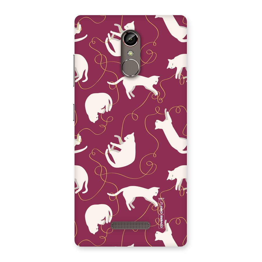 Lazy Kitty Back Case for Gionee S6s